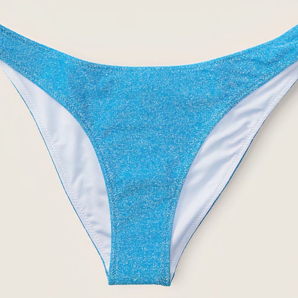 Victoria's Secret Blue Bikini Bottom Small